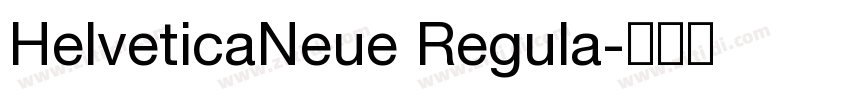HelveticaNeue Regula字体转换